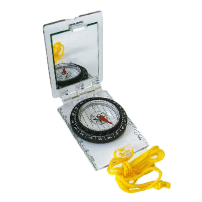 Foldable Map Compass with Mirror